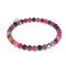 Agate arc-en-ciel | Argent sterling .925 | Bracelet de perles de pierres précieuses de guérison