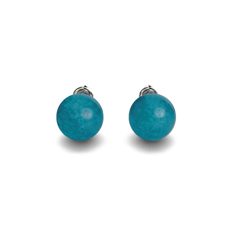 Aigue-marine | Argent sterling .925 | Boucles d'Oreilles Pierres Précieuses
