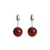 Cornaline | Argent sterling .925 | Boucles d'Oreilles Pierres Précieuses