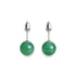 Jade Vert | Argent sterling .925 | Boucles d'Oreilles Pierres Précieuses