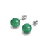 Jade Vert | Argent sterling .925 | Boucles d'Oreilles Pierres Précieuses