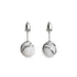 Howlite | Argent sterling .925 | Boucles d'Oreilles Pierres Précieuses