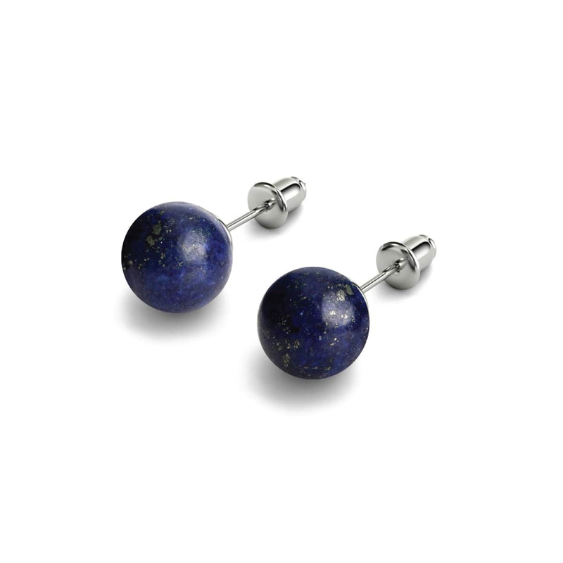 Lapis | Argent sterling .925 | Boucles d'Oreilles Pierres Précieuses
