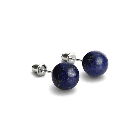 Lapis | Argent sterling .925 | Boucles d'Oreilles Pierres Précieuses