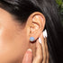 Opal Moonstone | .925 Sterling Silver | Gemstone Stud Earrings