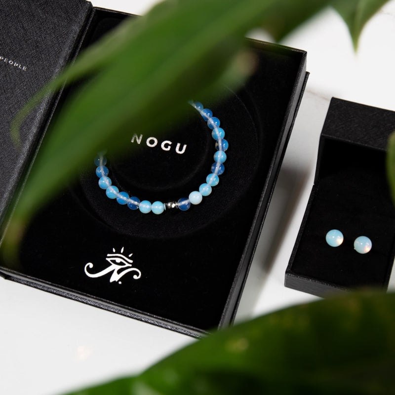 Opal Moonstone | .925 Sterling Silver | Gemstone Stud Earrings