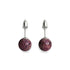 Régalite violette | Argent sterling .925 | Boucles d'Oreilles Pierres Précieuses