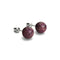 Régalite violette | Argent sterling .925 | Boucles d'Oreilles Pierres Précieuses