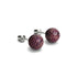 Régalite violette | Argent sterling .925 | Boucles d'Oreilles Pierres Précieuses