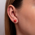 Red Turquoise | .925 Sterling Silver | Gemstone Stud Earrings
