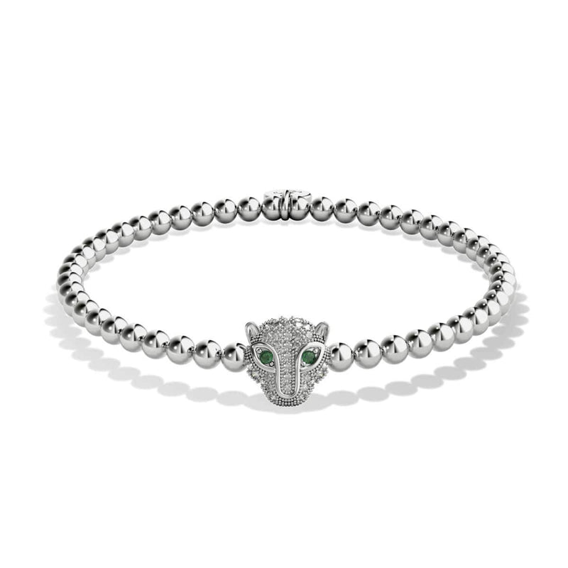 féroce | Argent sterling .925 | Bracelet chat en diamant CZ
