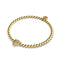 féroce | Or Vermeil | Bracelet chat en diamant CZ