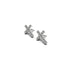 béni | Argent sterling .925 | Boucles d'oreilles croix diamant CZ