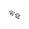 patte | Argent sterling .925 | Boucles d'oreilles à imprimé chiot avec diamants CZ