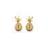 Pina Colada | Gold Vermeil | CZ Diamond Pineapple Earrings