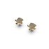 Tortue | Or Vermeil | Boucles d'oreilles tortue de mer diamant CZ