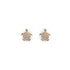 Tortuga | Rose Gold Vermeil | CZ Diamond Sea Turtle Earrings
