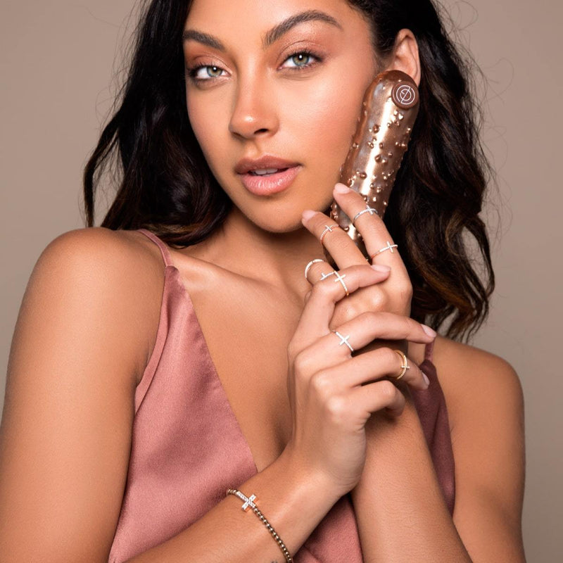 Blessed | Rose Gold Vermeil | CZ Diamond Cross Ring