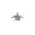 Tortue | Argent sterling .925 | Bague tortue de mer en diamant CZ