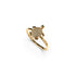 Tortue | Or Vermeil | Bague tortue de mer en diamant CZ
