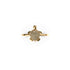 Tortue | Or Vermeil | Bague tortue de mer en diamant CZ