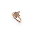 Tortue | Or Rose Vermeil | Bague tortue de mer en diamant CZ