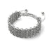 White Rhino Links | Deluxe Kismet Bracelet | White x Silver