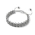 White Rhino Links | Original Kismet Bracelet | White x Silver