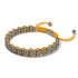 Liens de chameau | Bracelet Mini Kismet | Orange x Argent