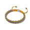 Liens de chameau | Bracelet Mini Kismet | Orange x Argent