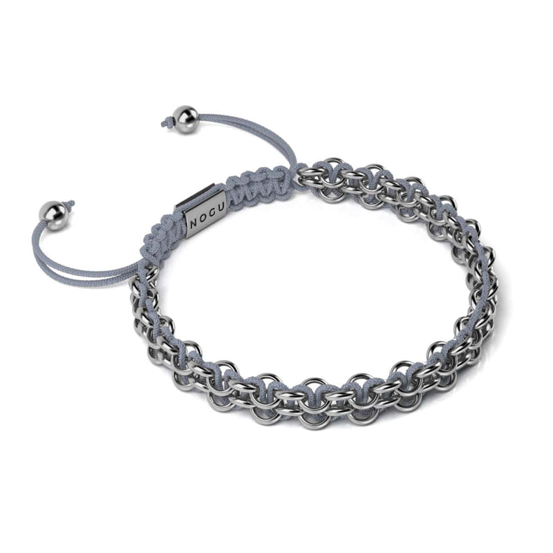 Liens Aigle | Bracelet Mini Kismet | Gris x Argent