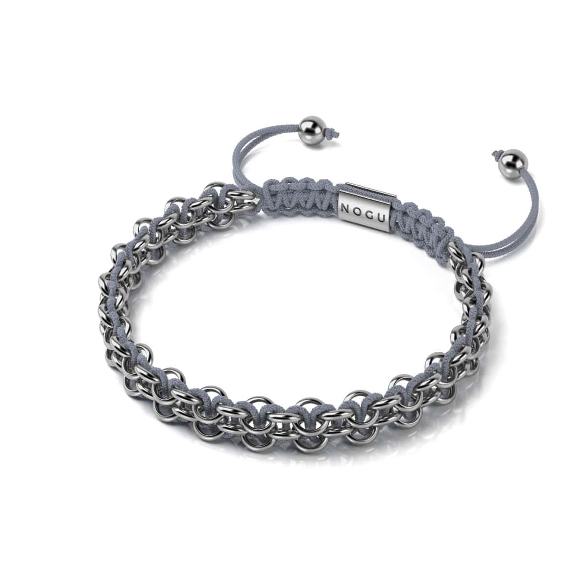 Liens Aigle | Bracelet Mini Kismet | Gris x Argent