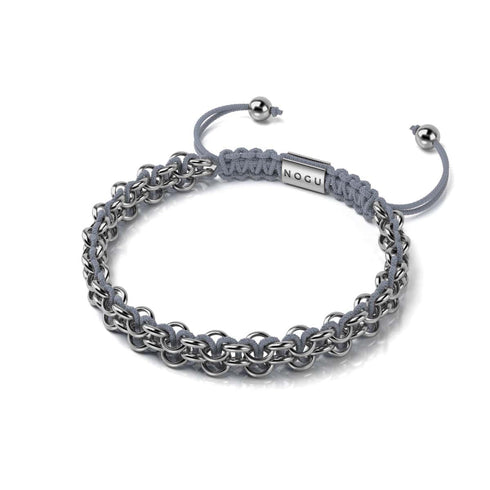 Liens Aigle | Bracelet Mini Kismet | Gris x Argent