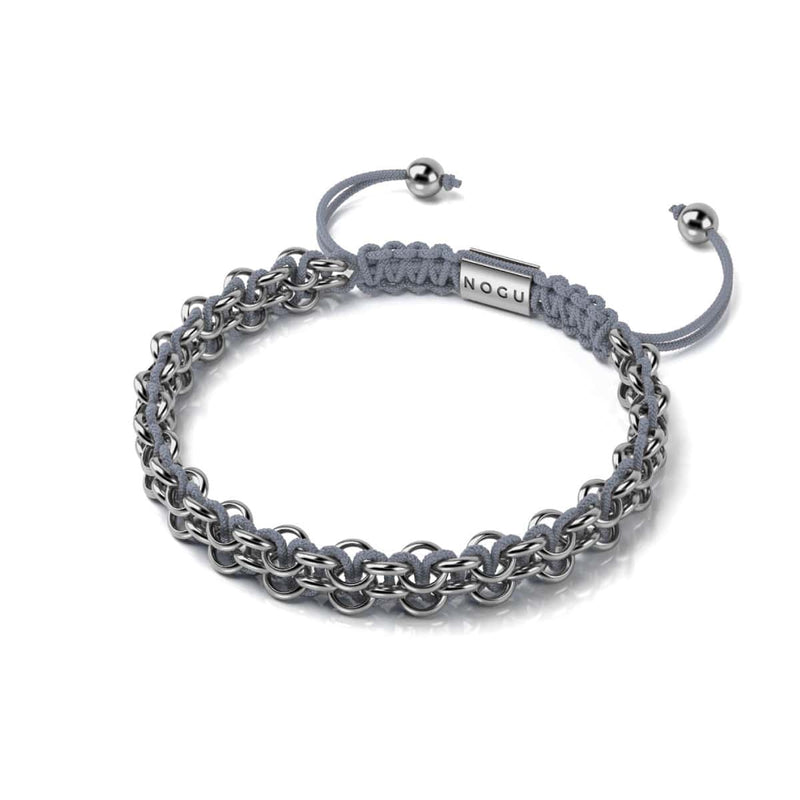 Liens Aigle | Bracelet Mini Kismet | Gris x Argent