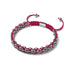 Hippo Links | Mini Kismet Bracelet | Fuchsia x Silver