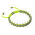 Liens Lama | Bracelet Mini Kismet | Jaune fluo x argent