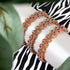 Liens orang-outan | Bracelet Mini Kismet | Orange x Argent