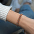 Liens orang-outan | Bracelet Mini Kismet | Orange x Argent