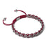 Liens de renard roux | Bracelet Mini Kismet | Bordeaux x Argent
