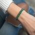 Liens de grenouille d'arbre | Bracelet Mini Kismet | Vert x Argent