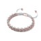 Tree Sloth Links | Mini Kismet Bracelet | White x Rose Gold