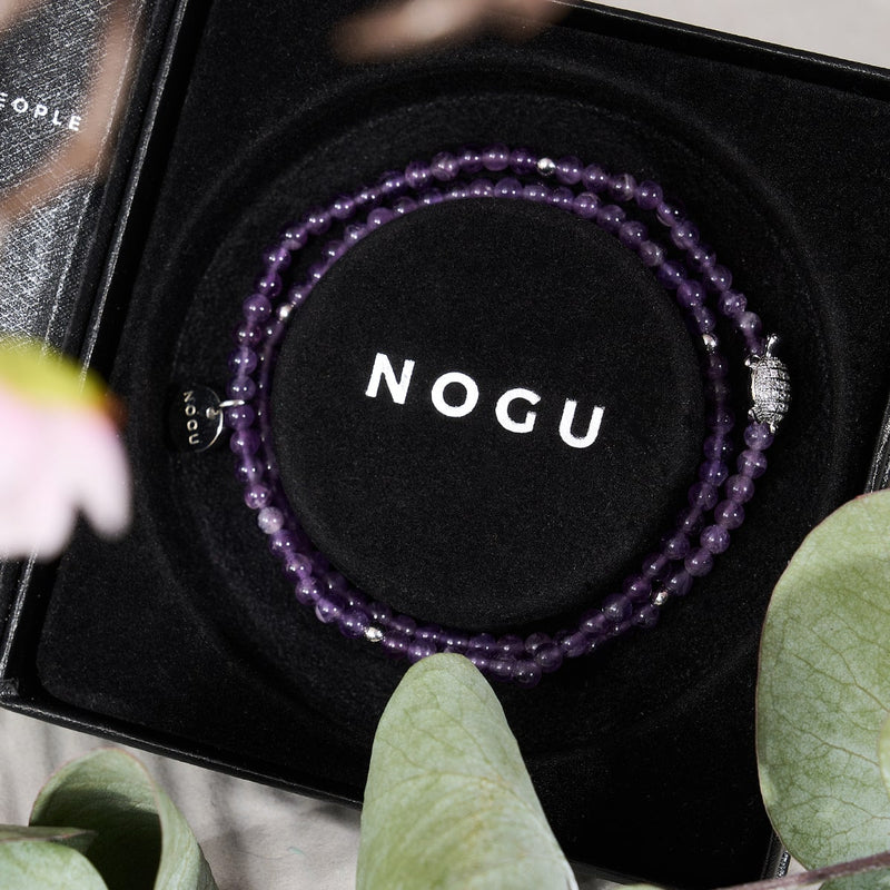 Amethyst | Silver | Tortuga Gemstone Wrap