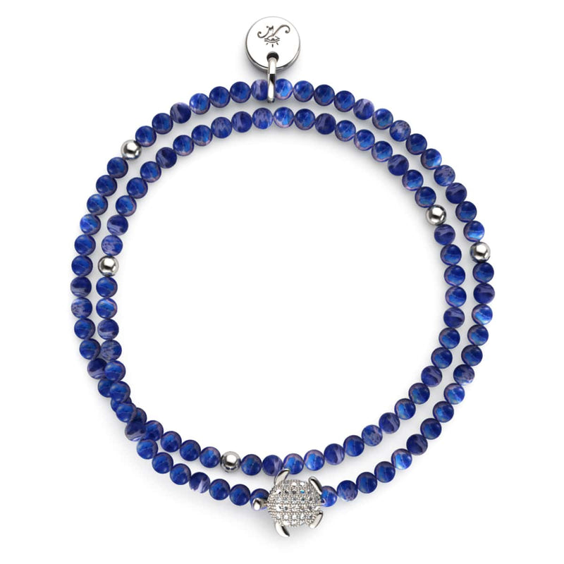 Lapis | Silver | Tortuga Gemstone Wrap