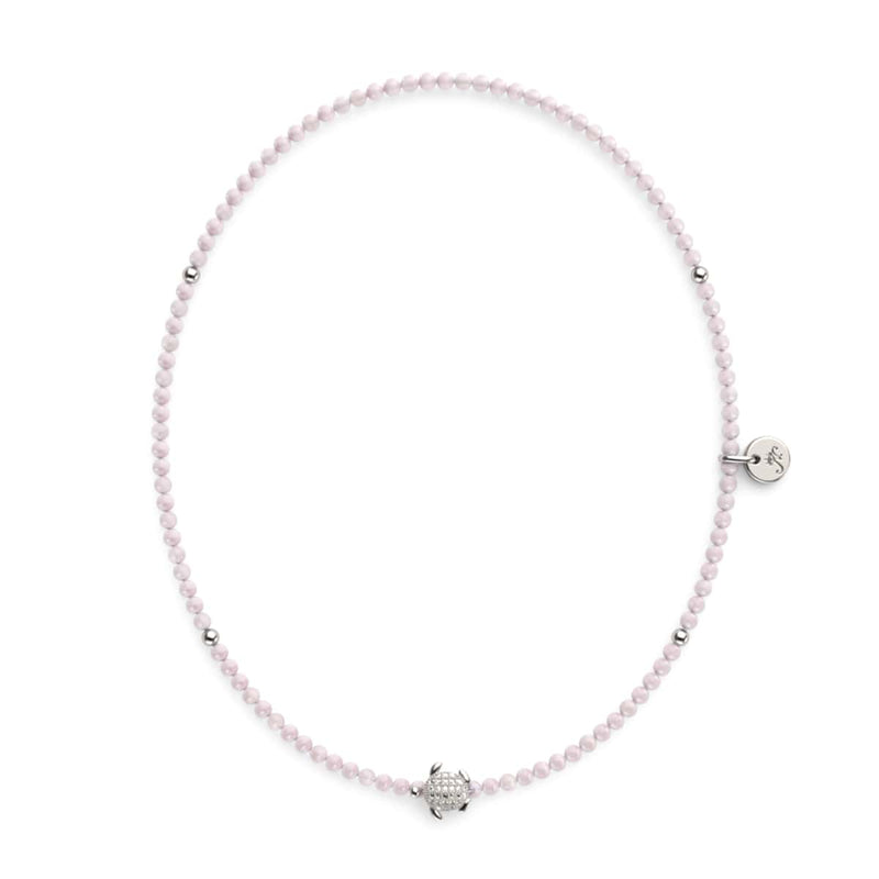 Rose Quartz | Silver | Tortuga Gemstone Wrap