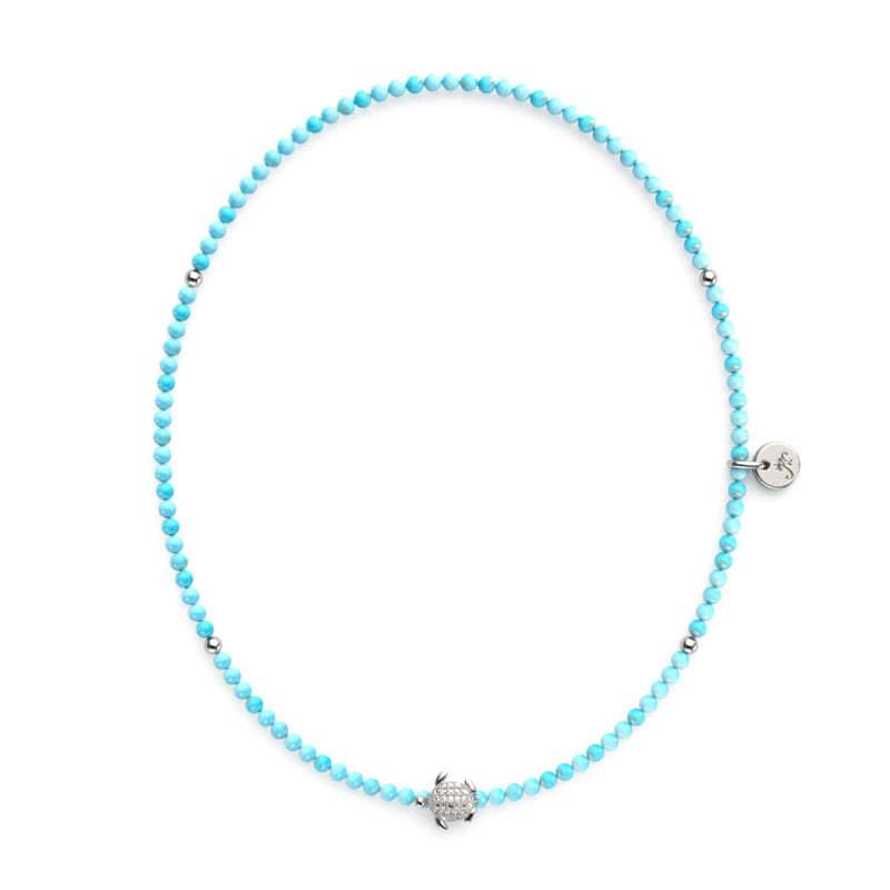 Turquoise | Silver | Tortuga Gemstone Wrap