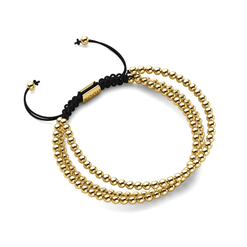 Trinity | Gold | Triple Strand Bracelet
