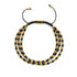 Trinité | Or x Gunmetal | Bracelet Triple Rang