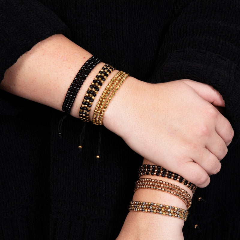 Trinité | Bronze à canon | Bracelet Triple Rang