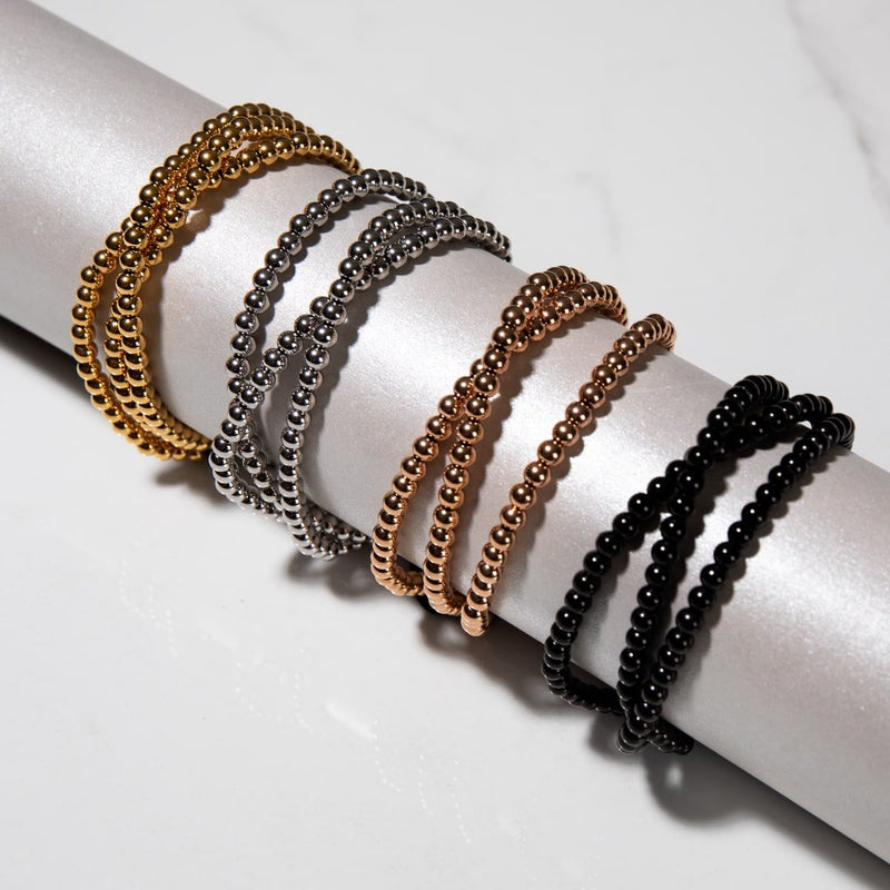 Trinité | Bronze à canon | Bracelet Triple Rang