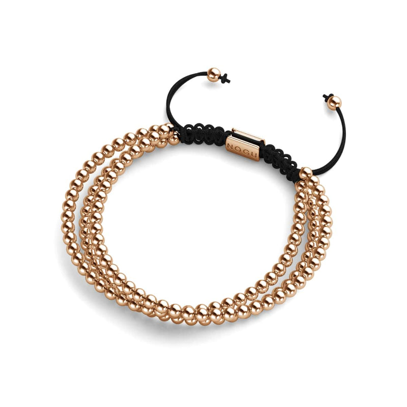 Trinity | Rose Gold | Triple Strand Bracelet